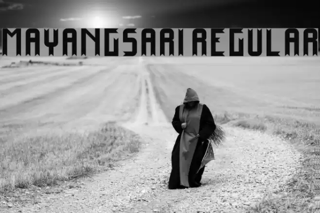 Mayangsari Regular Font examples