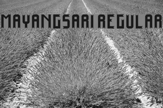 Mayangsari Regular Font examples