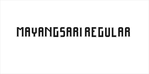 Mayangsari Regular Logo