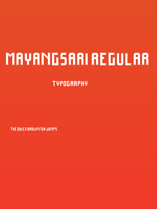 Mayangsari Regular Poster