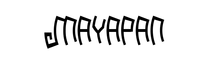 Mayapan  フリーフォントのダウンロード