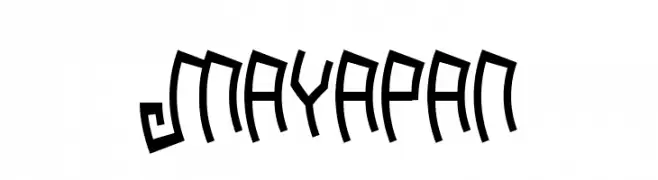 Mayapan  フリーフォントのダウンロード