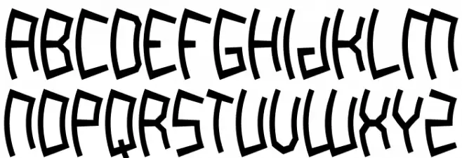 Mayapan Font LOWERCASE