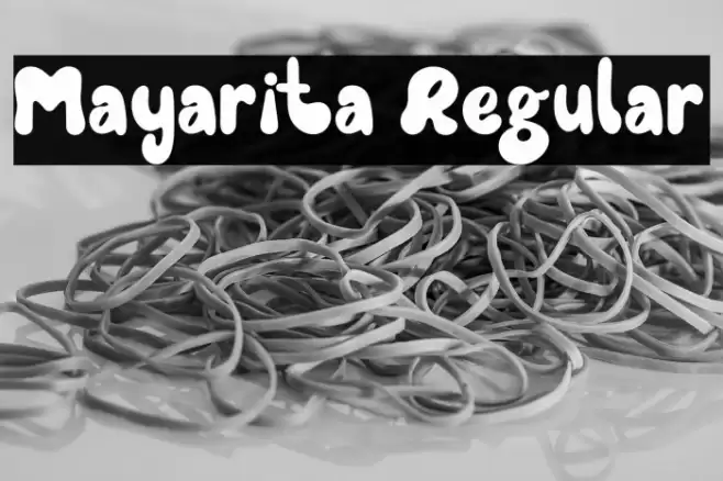 Mayarita Regular Font examples