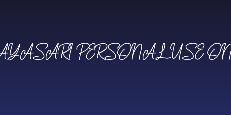 Mayasari Personal Use Only Social Header