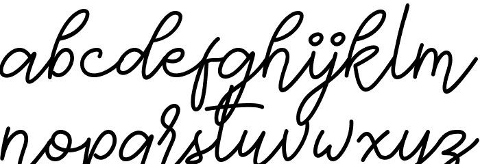 Mayasari Personal Use Only Font LOWERCASE