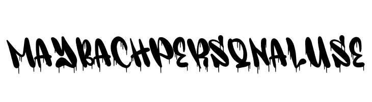 Maybach Personal Use  font caratteri gratis