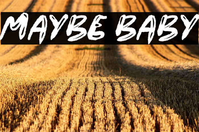 Maybe Baby Example 2