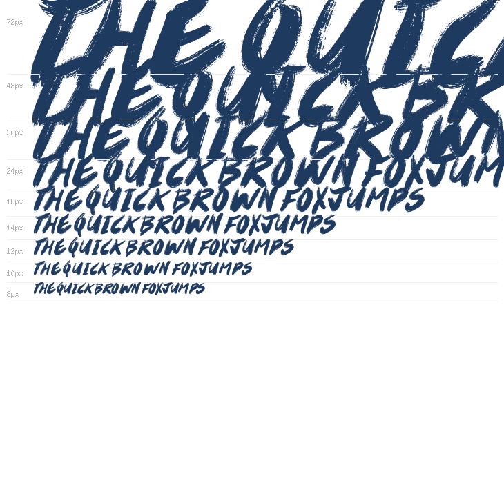 Maybe Brush Waterfall