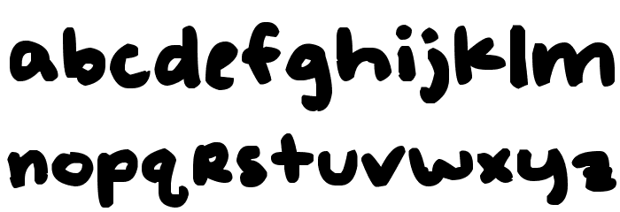 Maybe But Not Always Font LOWERCASE