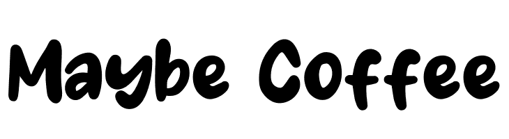 Maybe Coffee  Frei Schriftart Herunterladen