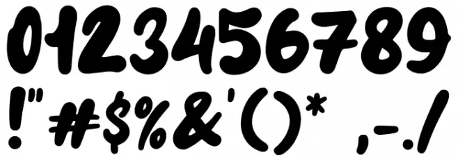 Maybe Coffee Font OTHER CHARS