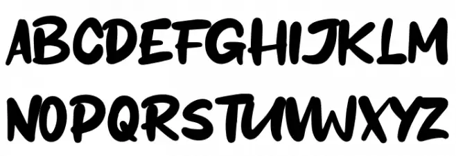 Maybe Coffee Schriftart Groß