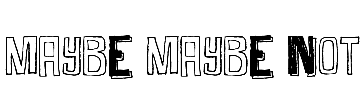 Maybe Maybe Not  لخطوط تنزيل