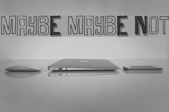 Maybe Maybe Not Font examples