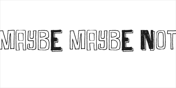 Maybe Maybe Not Logo