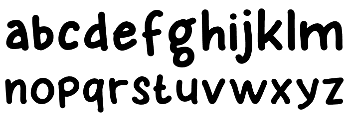 Maybe Next Font LOWERCASE