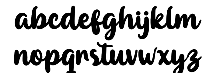 Maybe Personal Use Font LOWERCASE