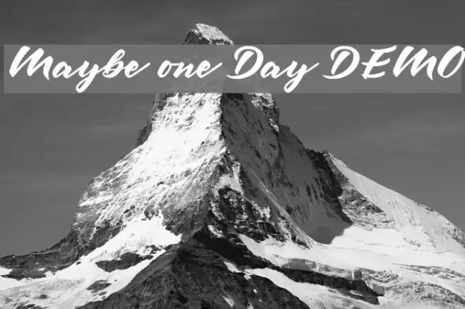 Maybe one Day DEMO Example 3