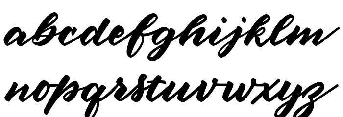 Maybe one Day DEMO Font LOWERCASE