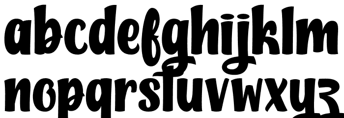 MaybeCatsPersonalUse Font LOWERCASE