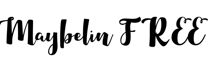 Maybelin FREE  Frei Schriftart Herunterladen
