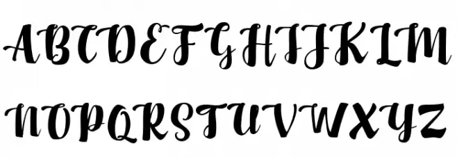 Maybelin FREE Font OTHER CHARS