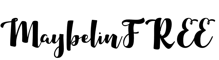 MaybelinFREE  font caratteri gratis