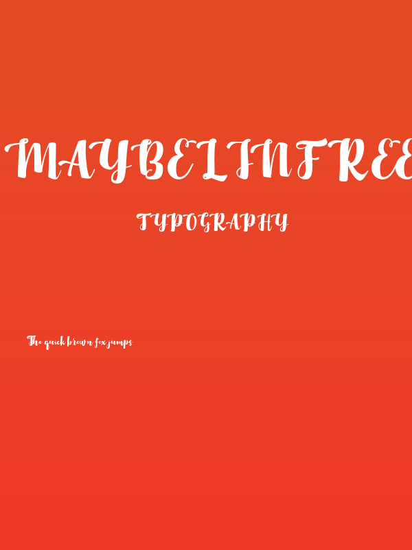 MaybelinFREE Poster