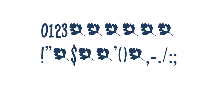 Mayblossom DEMO Regular Other Characters