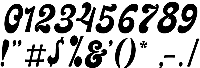 Mayburn DEMO-Regular Font OTHER CHARS