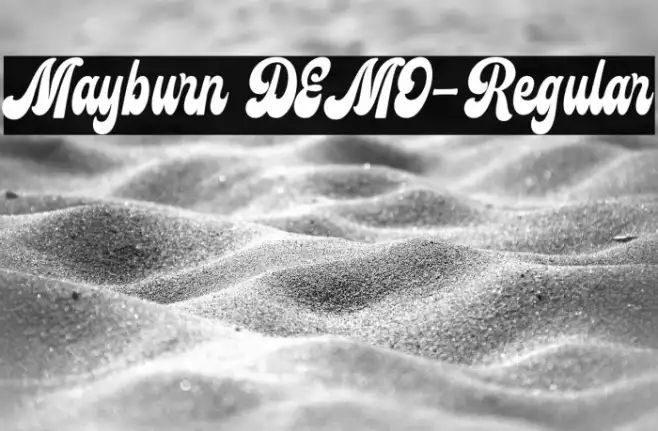 Mayburn DEMO-Regular Example 1