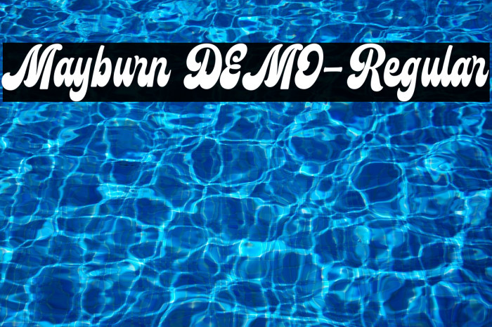 Mayburn DEMO-Regular Example 2