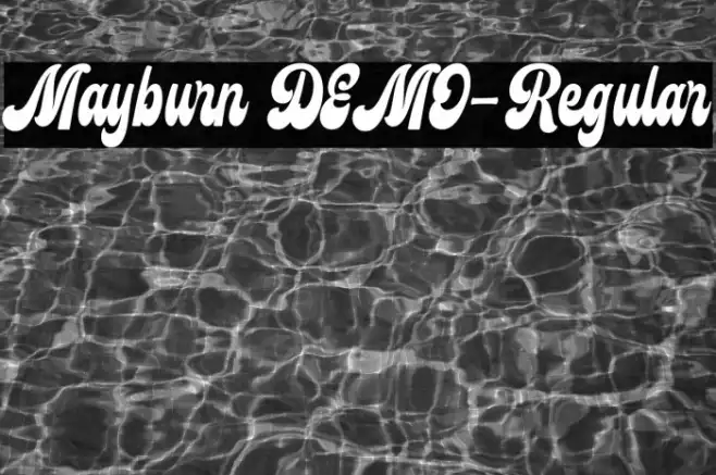 Mayburn DEMO-Regular Example 2