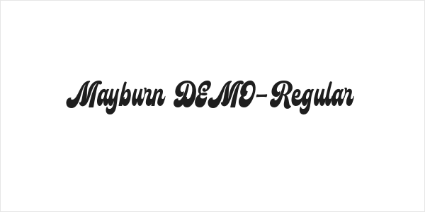 Mayburn DEMO-Regular Logo