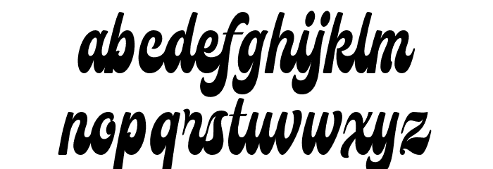Mayburn DEMO-Regular Font LOWERCASE