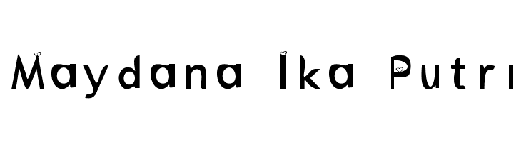 Maydana Ika Putri  Frei Schriftart Herunterladen