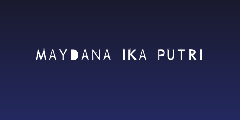 Maydana Ika Putri Social Header