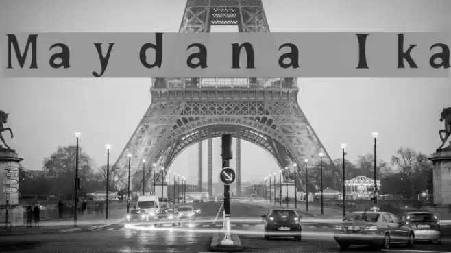 Maydana Ika Font examples