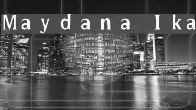 Maydana Ika Font examples