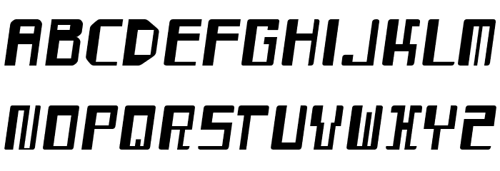 Mayday Italic Font LOWERCASE