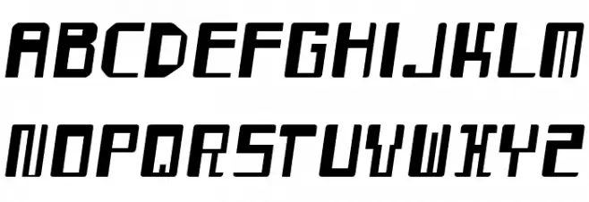 Mayday Italic Caratteri MINUSCOLO