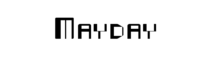 Mayday  Frei Schriftart Herunterladen