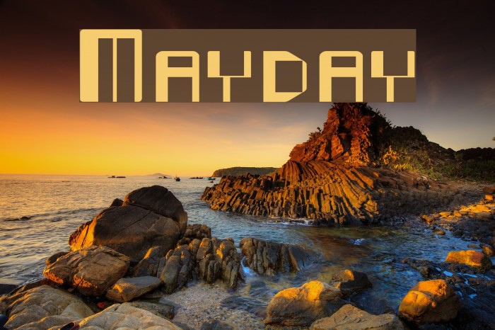 Mayday Font examples