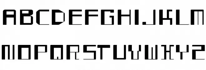 Mayday Font LOWERCASE