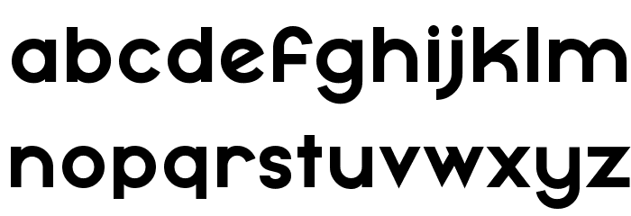 Mayeka Bold Demo Font LOWERCASE