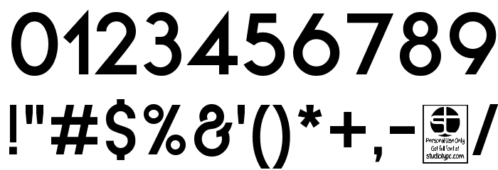 Mayeka Demi Bold Demo Font OTHER CHARS