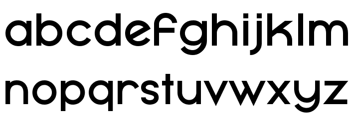 Mayeka Demi Bold Demo Font LOWERCASE