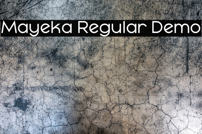Mayeka Regular Demo Example 1