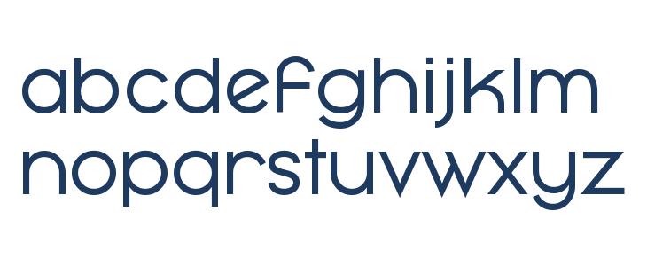 Mayeka Regular Demo Lowercase